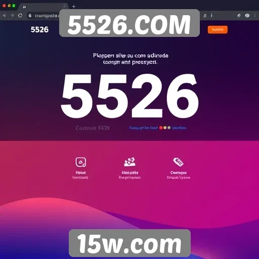 Análise da interface do usuário do site 5526.COM